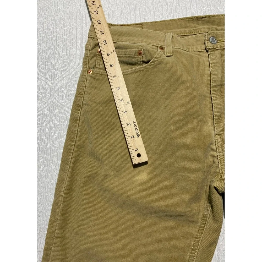 Levi's 505 Regular Fit Corduroy‎ Pants Tan W36 L32